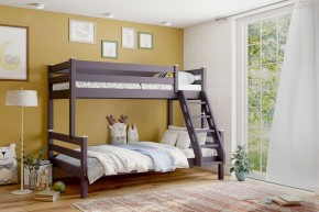 АДЕЛЬ Кровать двухъярусная с наклонной лестницей (лаванда) в Глазове - glazov.mebel-74.com | фото