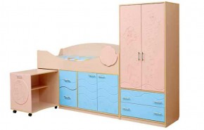 Набор мебели для детской Юниор -12.2 (700*1860) МДФ матовый в Глазове - glazov.mebel-74.com | фото
