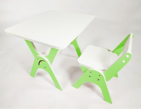 Детский растущий стол-парта и стул Я САМ "Умка" (Зеленый) в Глазове - glazov.mebel-74.com | фото