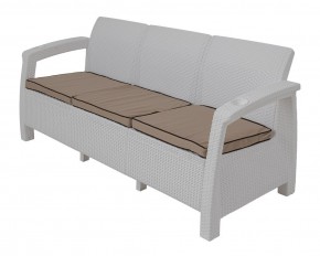 Диван Yalta Premium Sofa 3 Set (Ялта) белый (+подушки под спину) в Глазове - glazov.mebel-74.com | фото