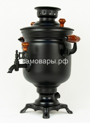Электрический самовар "Черный Русский" матовая банка на 3 литра (Ограниченная серия) в Глазове - glazov.mebel-74.com | фото
