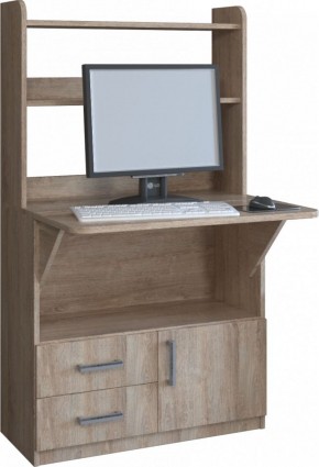 Компьютерный стол СП-1 (Дуб баррик) в Глазове - glazov.mebel-74.com | фото