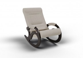 Кресло-качалка Вилла 11-Т-Ш (ткань/венге) ШОКОЛАД в Глазове - glazov.mebel-74.com | фото