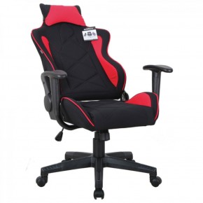 Кресло компьютерное BRABIX GT Racer GM-101 + подушка (ткань) черное/красное (531820) в Глазове - glazov.mebel-74.com | фото