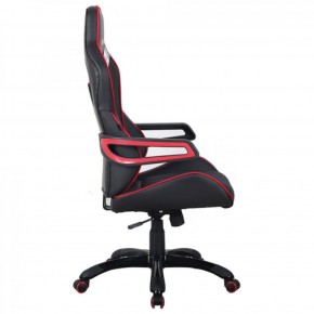 Кресло компьютерное BRABIX Nitro GM-001 (ткань/экокожа) черное, вставки красные (531816) в Глазове - glazov.mebel-74.com | фото