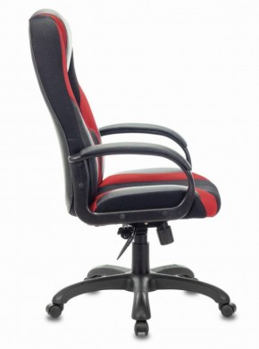 Кресло компьютерное BRABIX PREMIUM "Rapid GM-102" (экокожа/ткань, черное/красное) 532107 в Глазове - glazov.mebel-74.com | фото