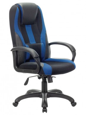 Кресло компьютерное BRABIX PREMIUM "Rapid GM-102" (экокожа/ткань, черное/синее) 532106 в Глазове - glazov.mebel-74.com | фото