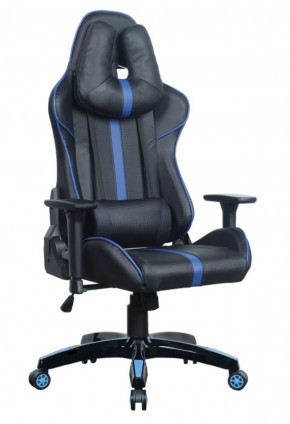 Кресло компьютерное BRABIX "GT Carbon GM-120" (черное/синее) 531930 в Глазове - glazov.mebel-74.com | фото