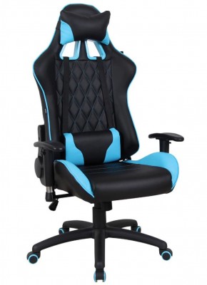 Кресло компьютерное BRABIX "GT Master GM-110" (черное/голубое) 531928 в Глазове - glazov.mebel-74.com | фото