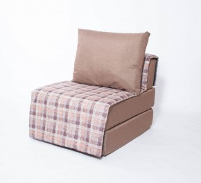 Кресло-кровать бескаркасное Харви (коричневый-квадро беж) в Глазове - glazov.mebel-74.com | фото