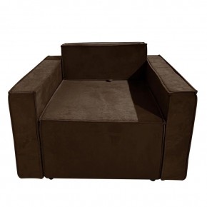 Кресло-кровать Принц КК1-ВК (велюр коричневый) в Глазове - glazov.mebel-74.com | фото
