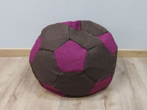Кресло-мешок Мяч S (Savana Chocolate-Savana Berry) в Глазове - glazov.mebel-74.com | фото