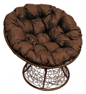 Кресло "ПАПАСАН" ротанг (каркас коричневый) в Глазове - glazov.mebel-74.com | фото