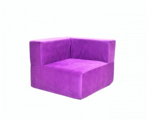 Кресло-угловое-модуль бескаркасное Тетрис 30 (Фиолетовый) в Глазове - glazov.mebel-74.com | фото