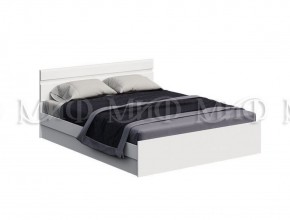 НЭНСИ NEW Кровать 1,4 м (Белый глянец холодный/Белый) в Глазове - glazov.mebel-74.com | фото
