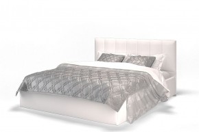 Кровать Элен 1600 + основание с ПМ (Vega white) белый в Глазове - glazov.mebel-74.com | фото