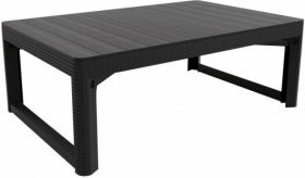 Раскладной стол Лион с регулируемой высотой столешницы (Lyon rattan table) графит (h400/650) в Глазове - glazov.mebel-74.com | фото